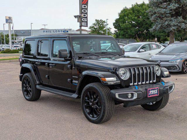 used 2022 Jeep Wrangler Unlimited 4xe car, priced at $33,498