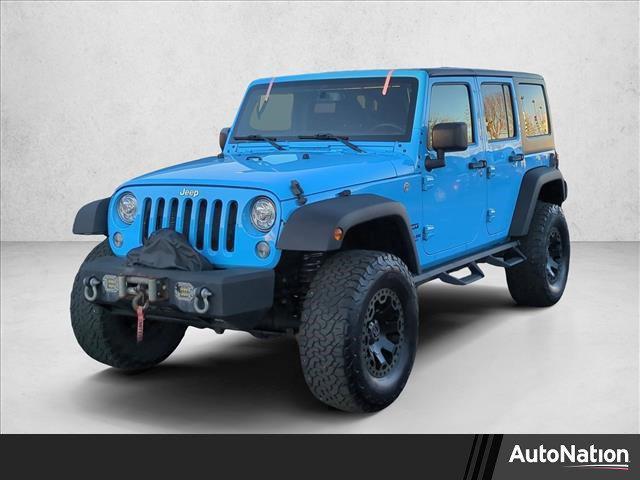 used 2017 Jeep Wrangler Unlimited car, priced at $16,898