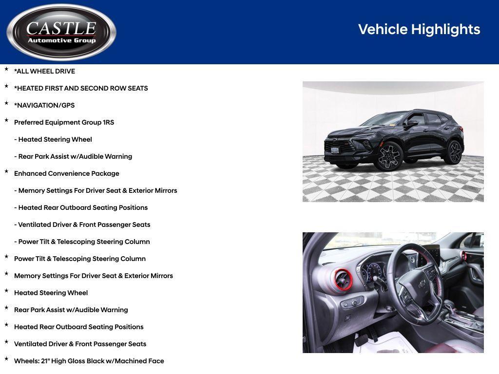 used 2023 Chevrolet Blazer car, priced at $35,802