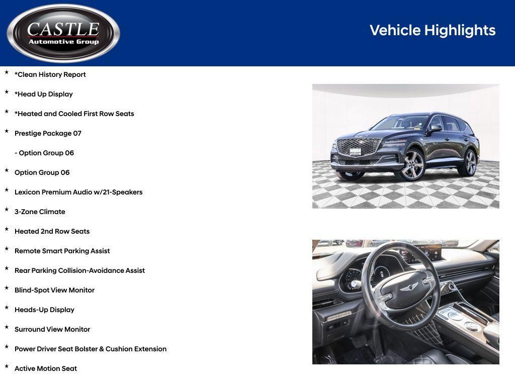 used 2021 Genesis GV80 car, priced at $37,504
