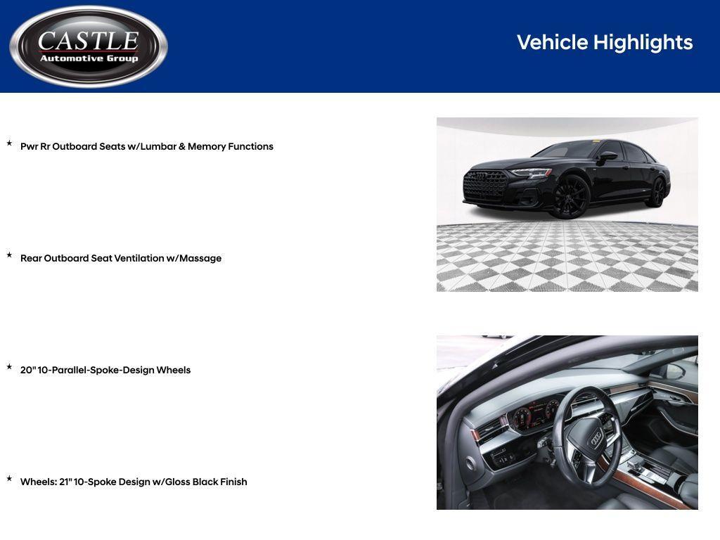 used 2023 Audi A8 car, priced at $58,628