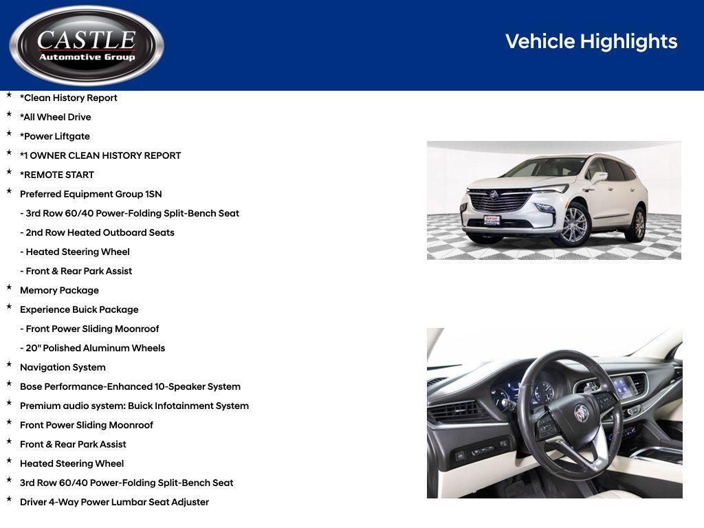 used 2022 Buick Enclave car, priced at $29,983
