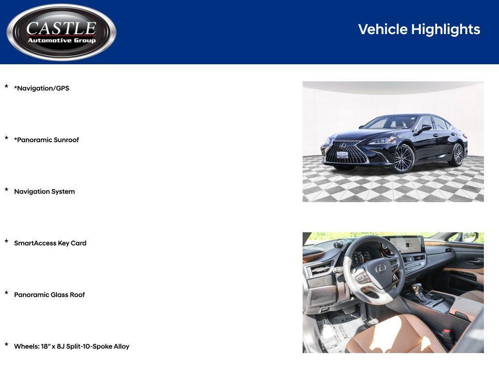 used 2023 Lexus ES 350 car, priced at $38,710