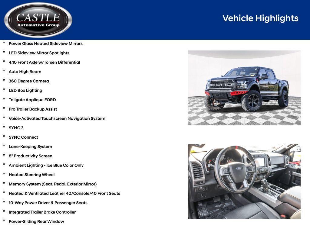 used 2018 Ford F-150 car, priced at $45,144
