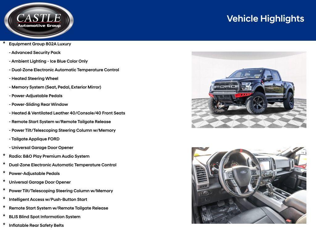 used 2018 Ford F-150 car, priced at $45,144