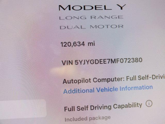 used 2021 Tesla Model Y car, priced at $20,981