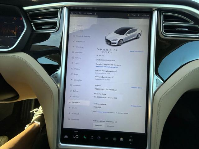 used 2015 Tesla Model S car, priced at $15,888