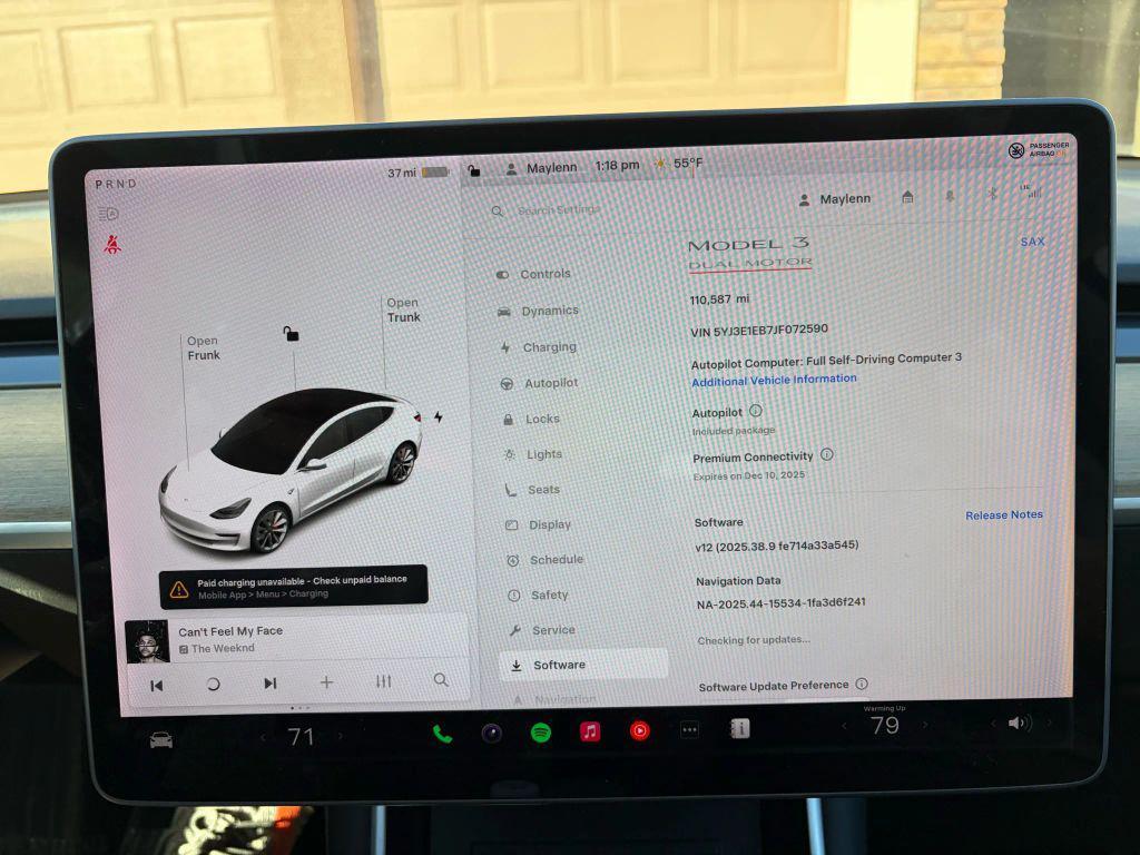 used 2018 Tesla Model 3 car, priced at $17,150