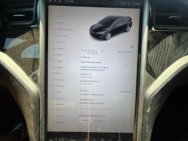 used 2018 Tesla Model X car, priced at $15,499
