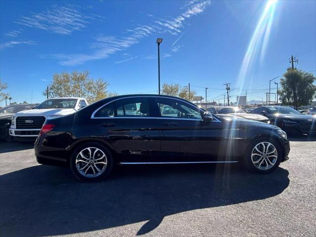 used 2018 Mercedes-Benz C-Class car, priced at $13,999