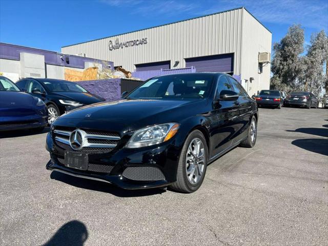 used 2018 Mercedes-Benz C-Class car, priced at $13,999