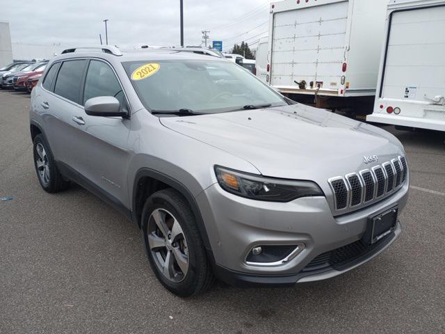 used 2021 Jeep Cherokee car, priced at $22,948