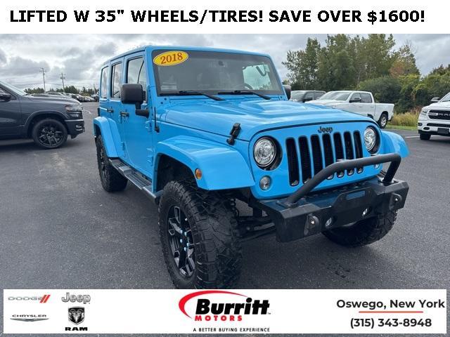 used 2018 Jeep Wrangler JK Unlimited car, priced at $22,888