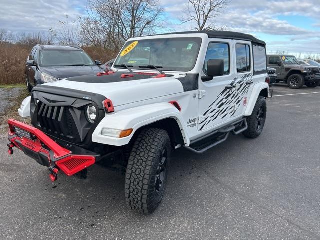used 2020 Jeep Wrangler Unlimited car, priced at $24,499