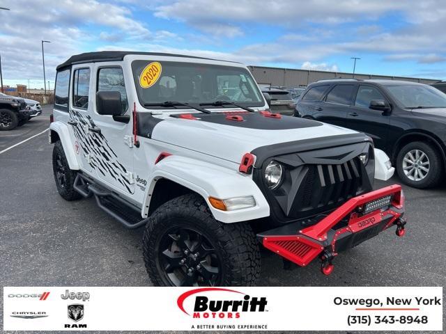 used 2020 Jeep Wrangler Unlimited car, priced at $24,499