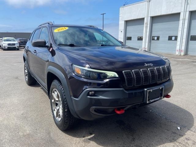 used 2021 Jeep Cherokee car, priced at $27,777