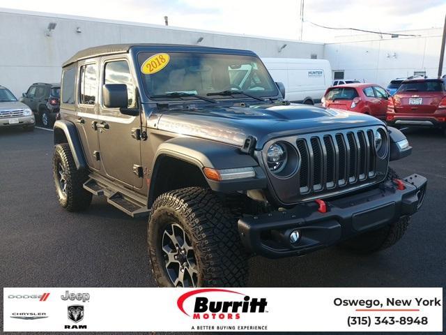 used 2018 Jeep Wrangler Unlimited car, priced at $34,888