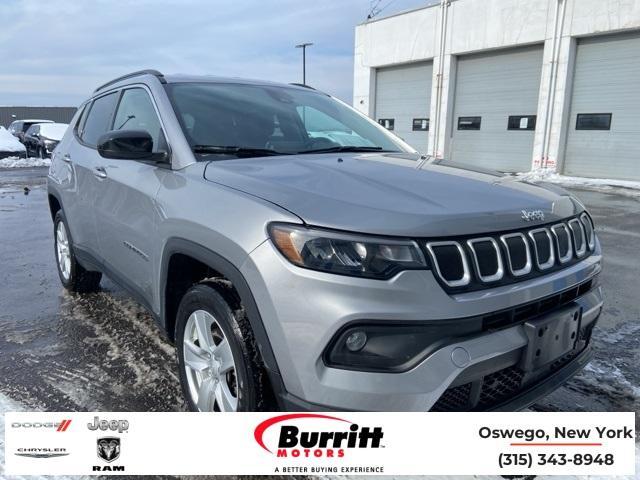 used 2022 Jeep Compass car, priced at $22,222