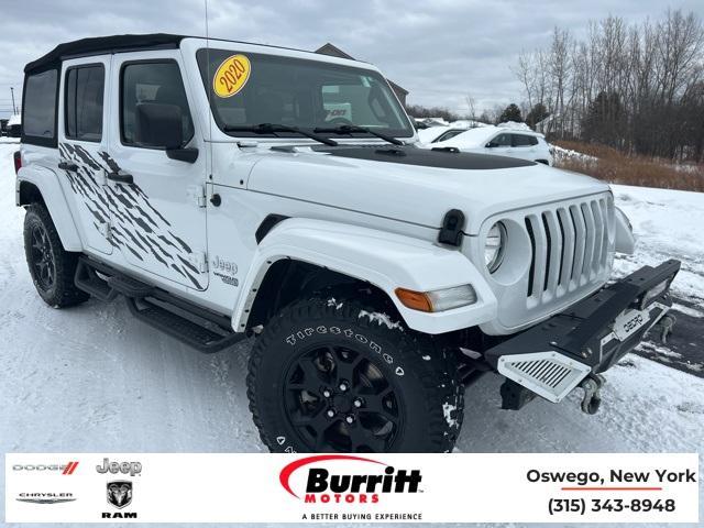 used 2020 Jeep Wrangler Unlimited car, priced at $25,988