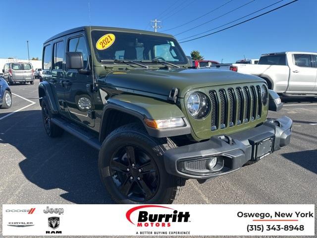 used 2021 Jeep Wrangler Unlimited car, priced at $30,499