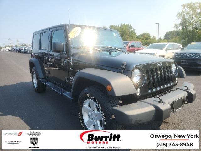 used 2016 Jeep Wrangler Unlimited car, priced at $18,499