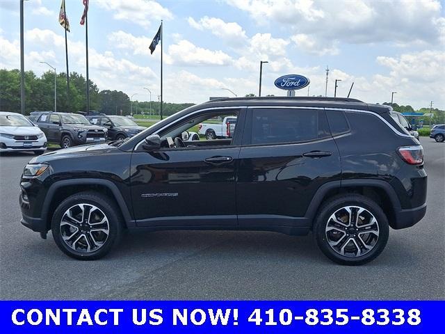 used 2022 Jeep Compass car, priced at $23,300