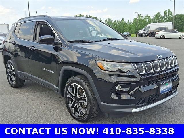 used 2022 Jeep Compass car, priced at $23,300