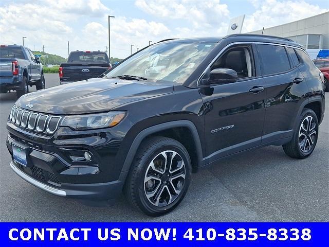 used 2022 Jeep Compass car, priced at $23,300