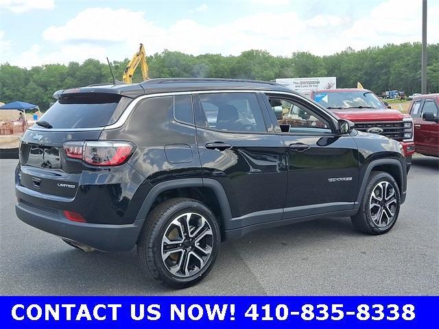 used 2022 Jeep Compass car, priced at $23,300
