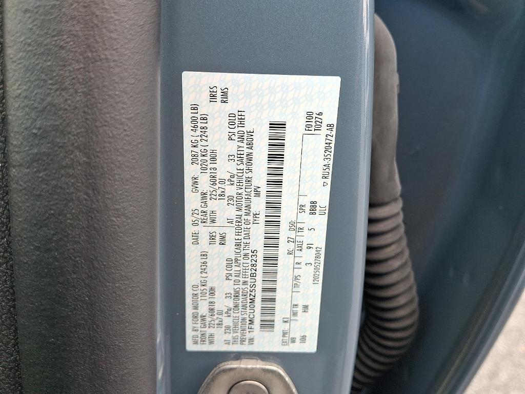 new 2025 Ford Escape car, priced at $31,144