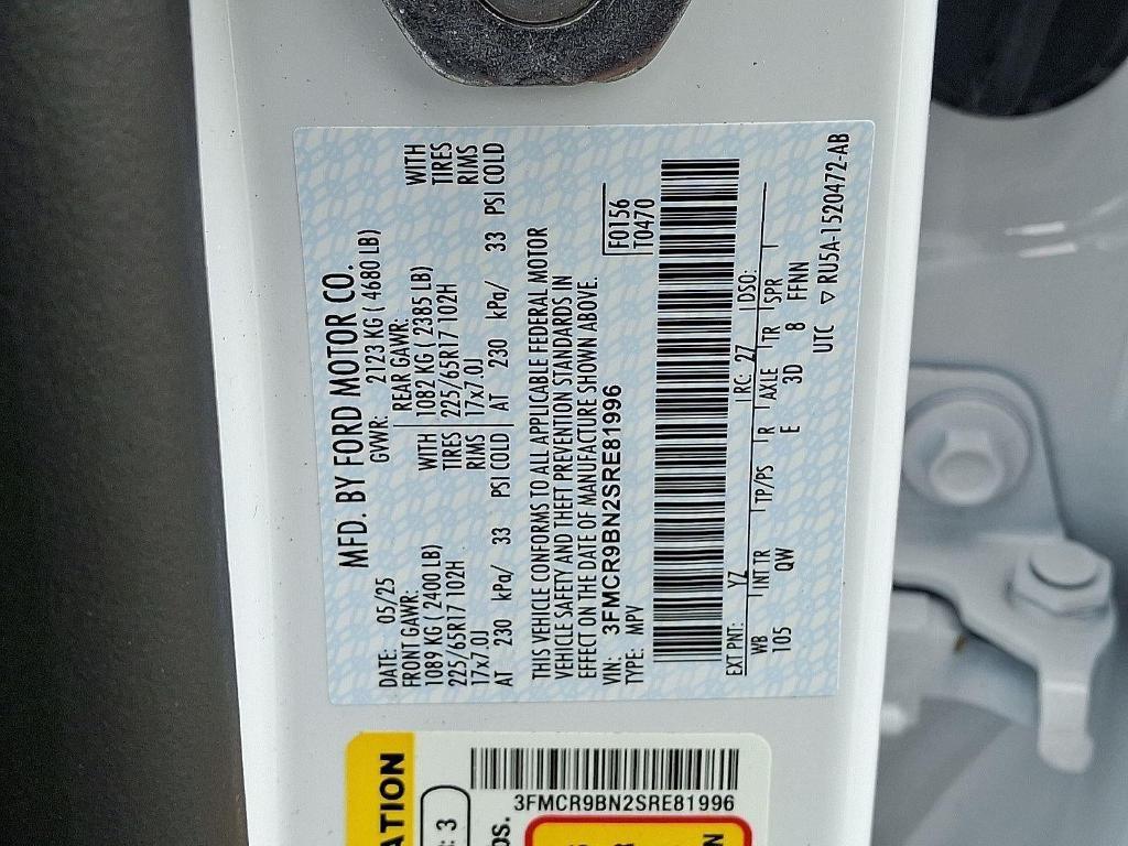 new 2025 Ford Bronco Sport car, priced at $30,880