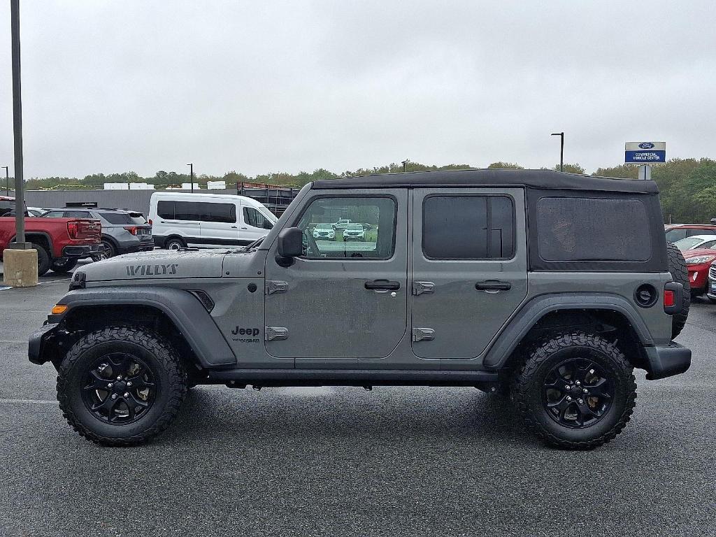 used 2021 Jeep Wrangler Unlimited car, priced at $23,500