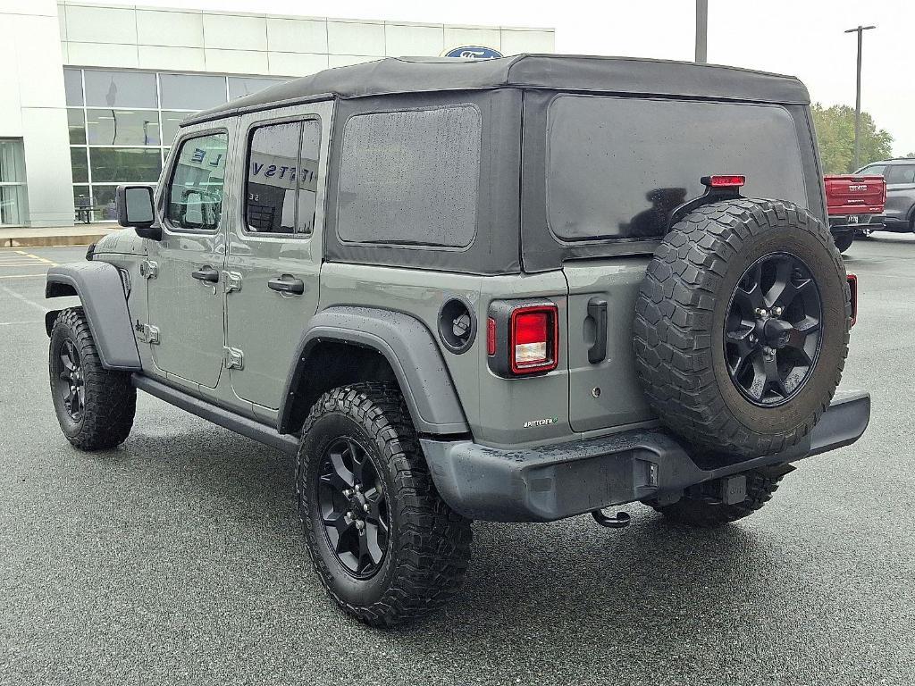 used 2021 Jeep Wrangler Unlimited car, priced at $23,500
