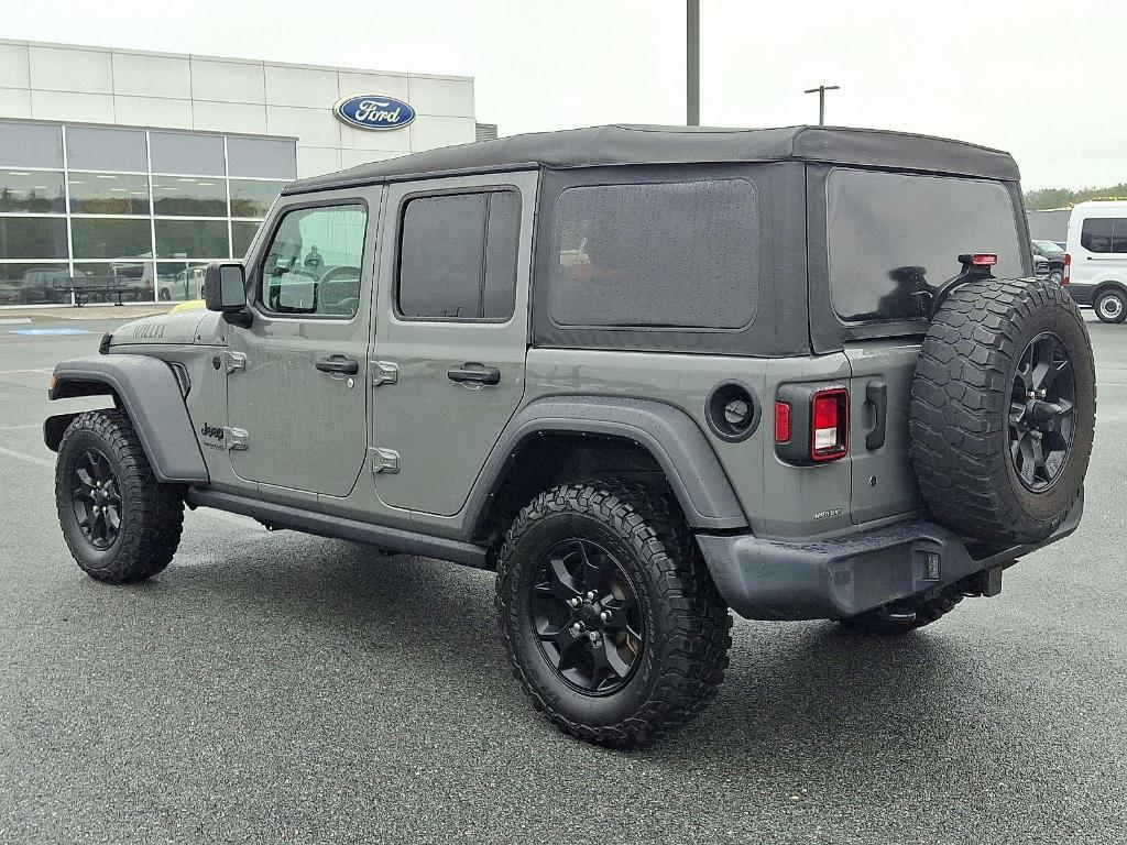 used 2021 Jeep Wrangler Unlimited car, priced at $23,500