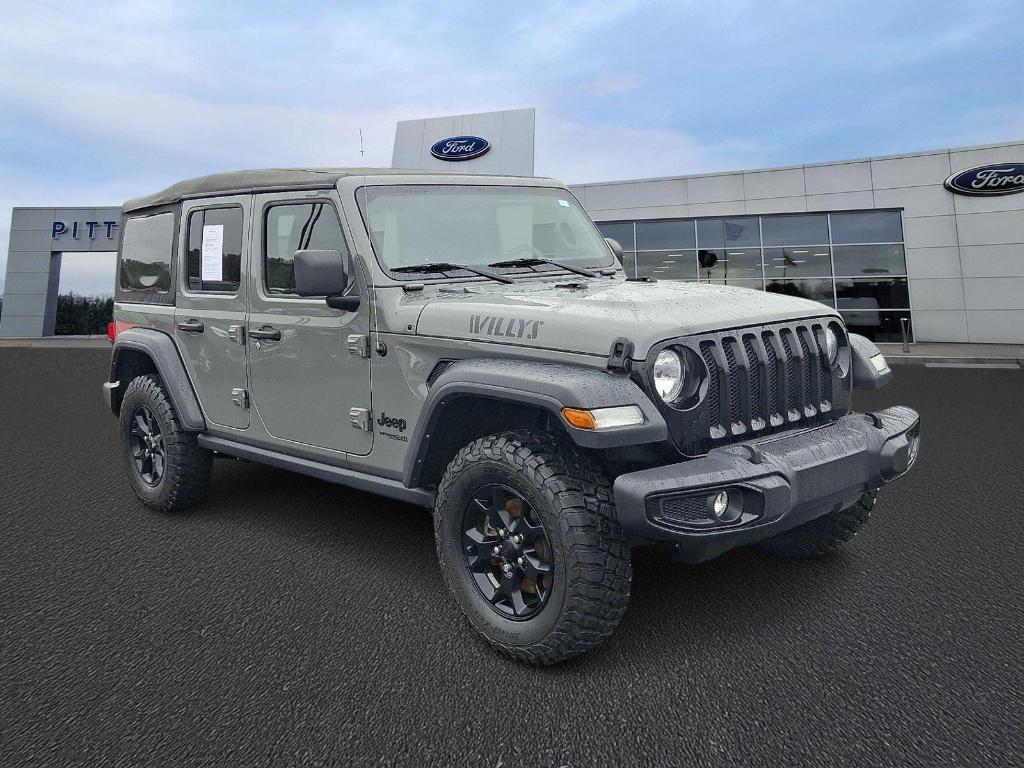 used 2021 Jeep Wrangler Unlimited car, priced at $23,500