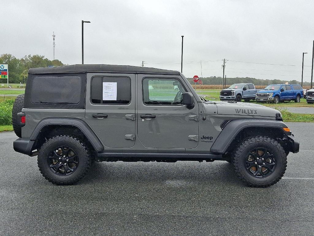 used 2021 Jeep Wrangler Unlimited car, priced at $23,500