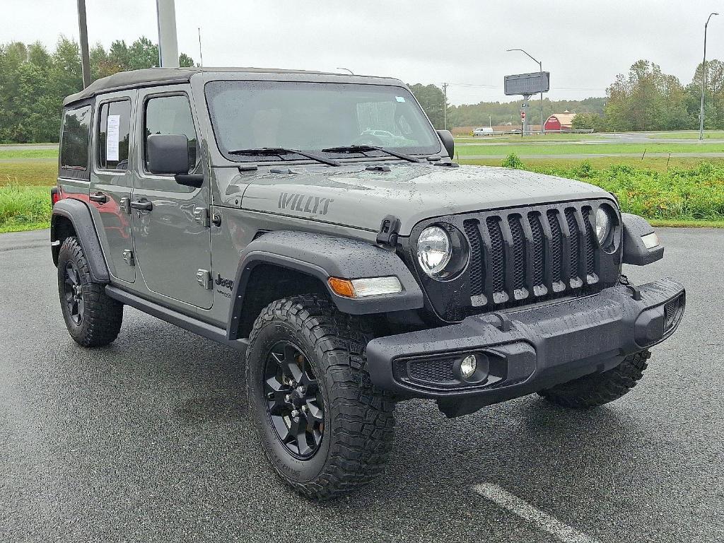 used 2021 Jeep Wrangler Unlimited car, priced at $23,500