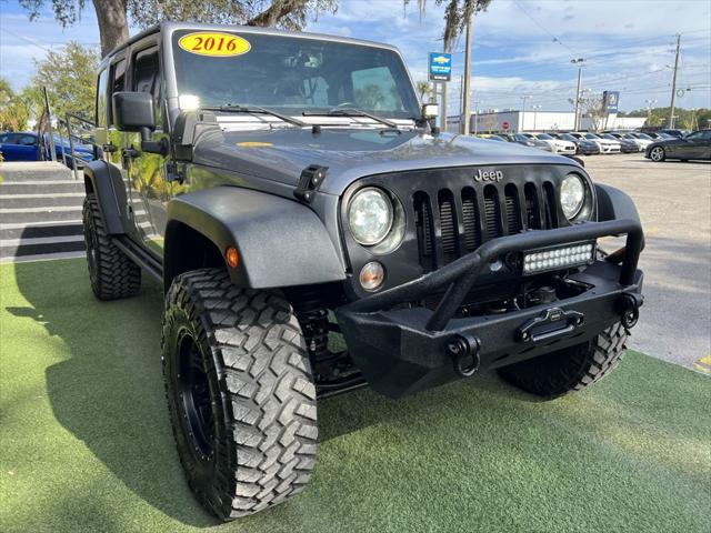 used 2016 Jeep Wrangler Unlimited car, priced at $23,995