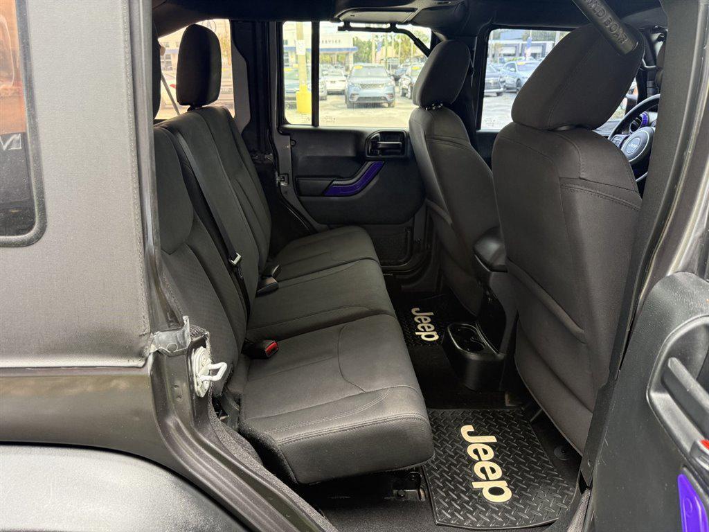 used 2017 Jeep Wrangler Unlimited car, priced at $13,995