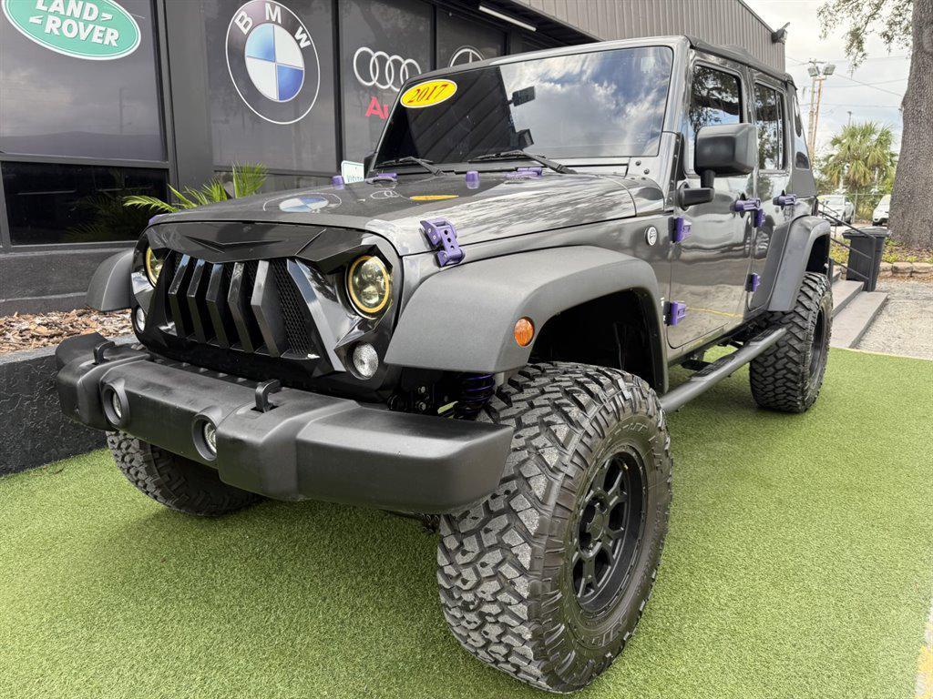 used 2017 Jeep Wrangler Unlimited car, priced at $13,995