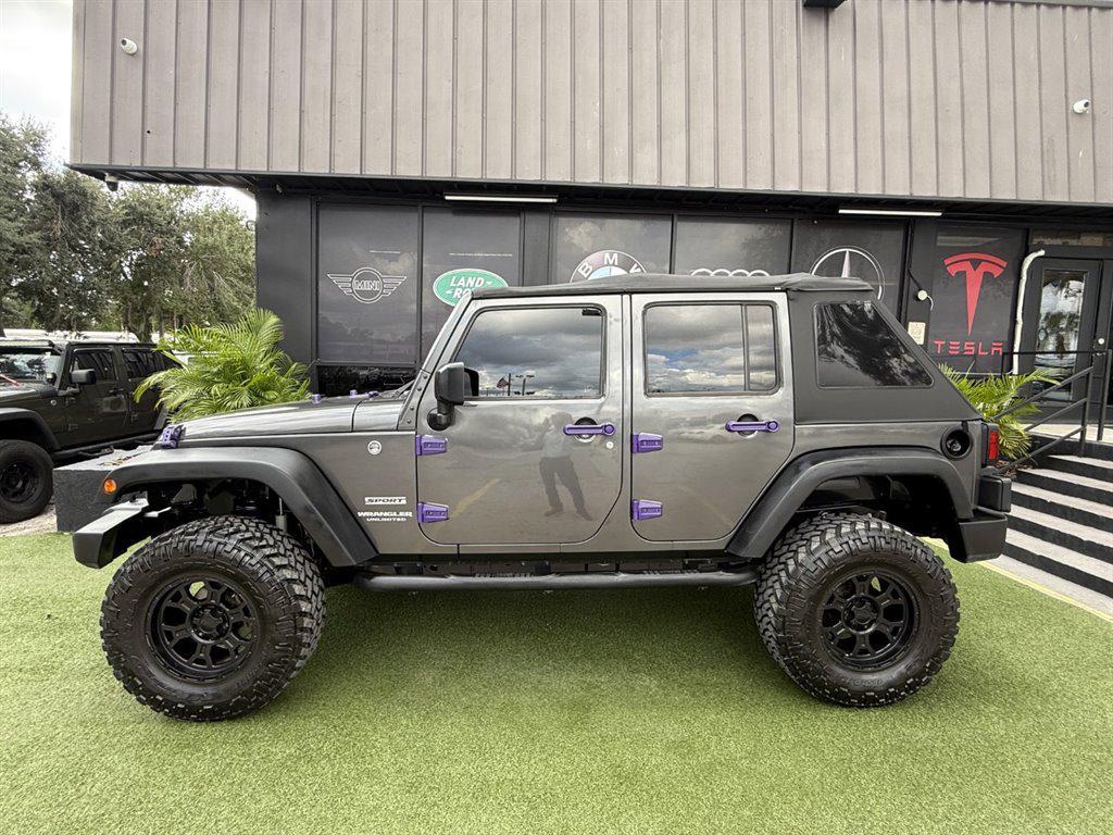 used 2017 Jeep Wrangler Unlimited car, priced at $13,995