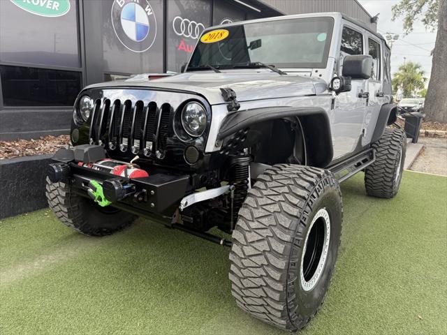 used 2018 Jeep Wrangler JK Unlimited car, priced at $16,995