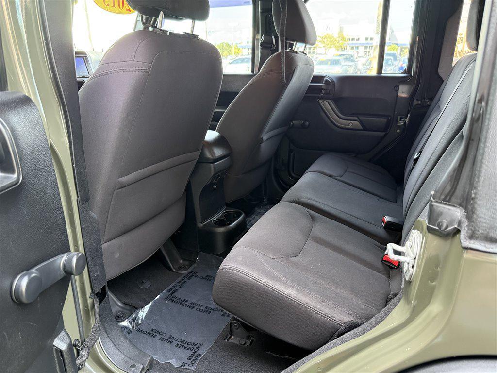 used 2015 Jeep Wrangler Unlimited car, priced at $16,995
