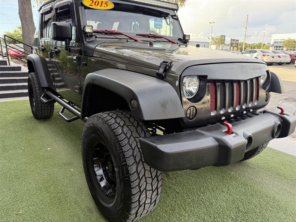 used 2015 Jeep Wrangler Unlimited car, priced at $16,995