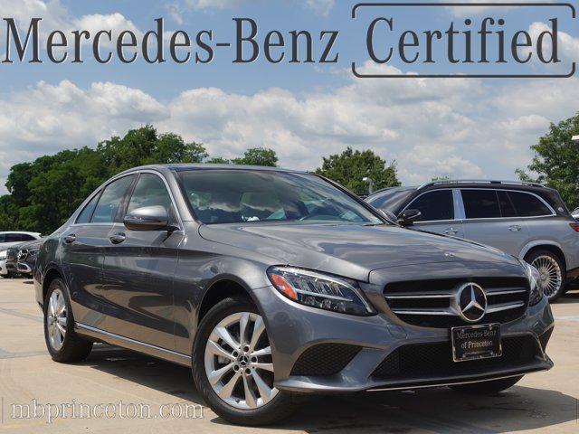 used 2021 Mercedes-Benz C-Class car, priced at $29,999