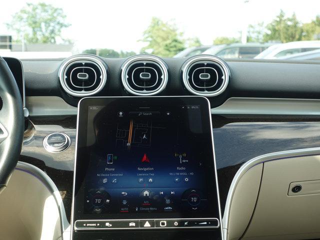 used 2022 Mercedes-Benz C-Class car, priced at $34,999