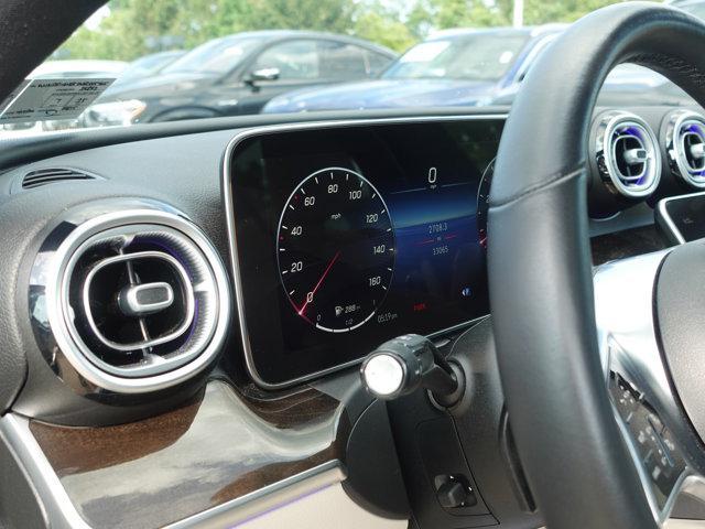 used 2022 Mercedes-Benz C-Class car, priced at $34,999