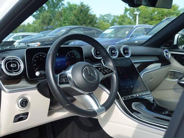 used 2022 Mercedes-Benz C-Class car, priced at $34,999