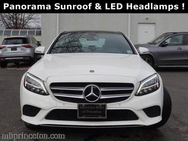 used 2021 Mercedes-Benz C-Class car, priced at $31,999