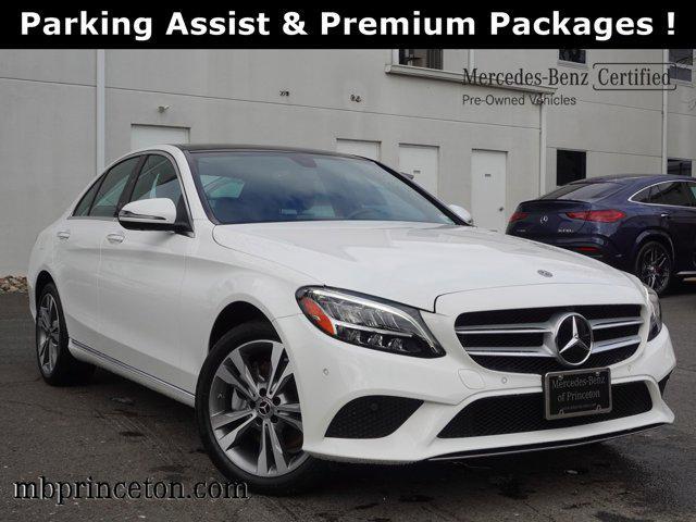 used 2021 Mercedes-Benz C-Class car, priced at $31,999